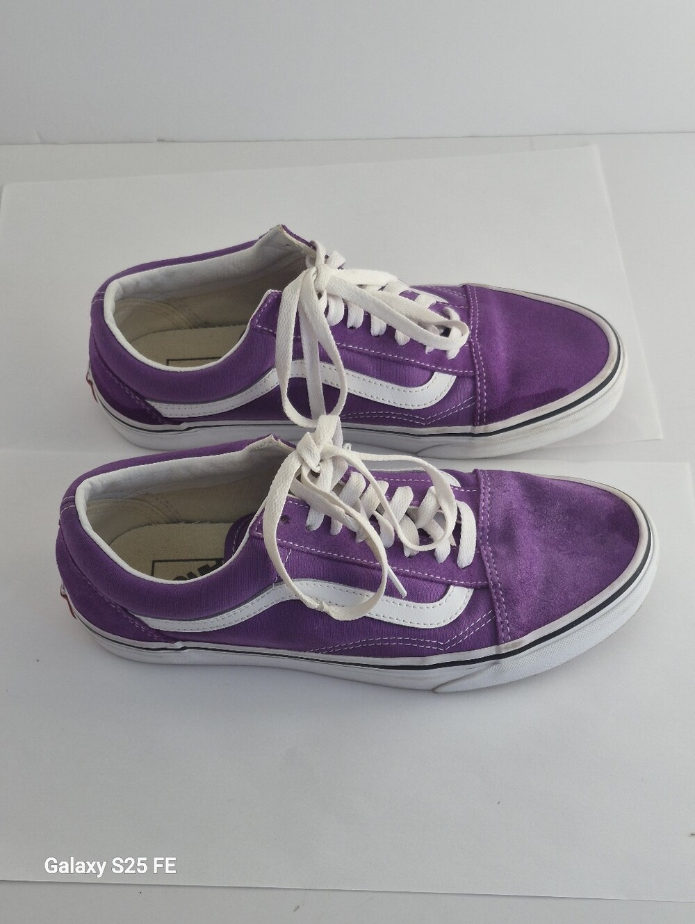Low-Top Suede Upper Purple Sneakers - Picture 5 of 6